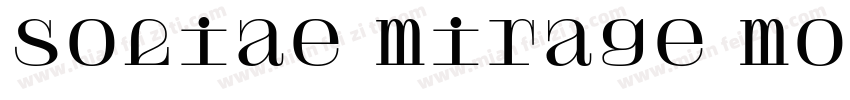 soliae mirage mono字体转换